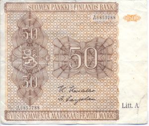 Finland, 50 Markka, P79a