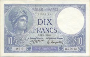 France, 10 Franc, P73c