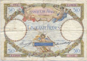 France, 50 Franc, P80b