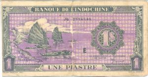 French Indochina, 1 Piastre, P60 E