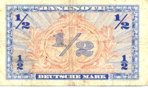 Germany - Federal Republic, 1/2 Deutsche Mark, P1a