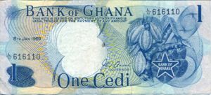 Ghana, 1 Cedi, P10b