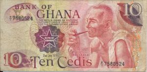 Ghana, 10 Cedi, P16d