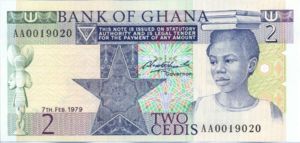 Ghana, 2 Cedi, P18a