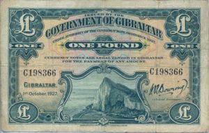 Gibraltar, 1 Pound, P12