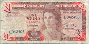 Gibraltar, 1 Pound, P20c