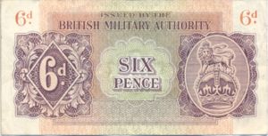 Great Britain, 6 Pence, M1