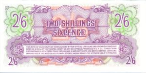 Great Britain, 2/6 Shilling and Pence, M19b