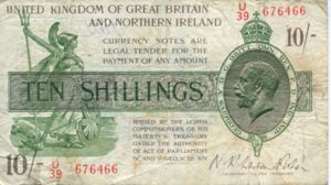 Great Britain, 10 Shilling, P358
