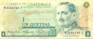 Guatemala, 1 Quetzal, P59b v3