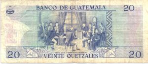 Guatemala, 20 Quetzal, P62d