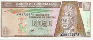 Guatemala, 1/2 Quetzal, P98