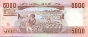 Guinea-Bissau, 5,000 Peso, P9