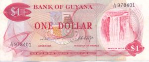 Guyana, 1 Dollar, P21b