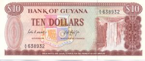 Guyana, 10 Dollar, P23b
