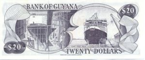Guyana, 20 Dollar, P24c