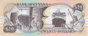 Guyana, 20 Dollar, P30c