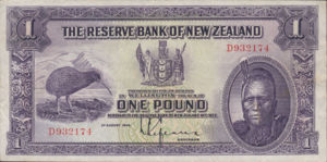 New Zealand, 1 Pound, P155, 155, Sale 105 lot 2355, Sale 101 lot2482