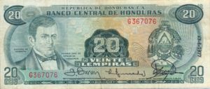 Honduras, 20 Lempira, P60i