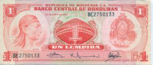 Honduras, 1 Lempira, P62