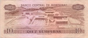 Honduras, 10 Lempira, P64a