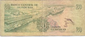 Honduras, 20 Lempira, P65c