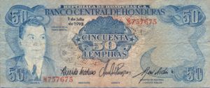Honduras, 50 Lempira, P66d