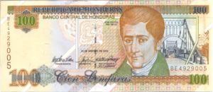 Honduras, 100 Lempira, P77g