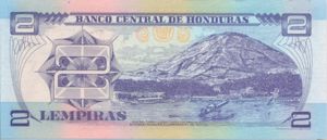 Honduras, 2 Lempira, P80Ae