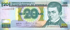 Honduras, 20 Lempira, P87b