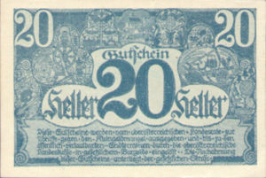 Austria, 20 Heller, FS 692Ia