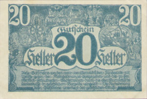 Austria, 20 Heller, FS 692Ib