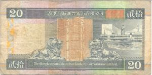 Hong Kong, 20 Dollar, P201a v1
