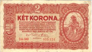 Hungary, 2 Korona, P58