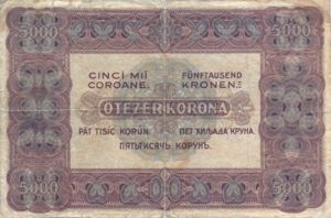 Hungary, 5,000 Korona, P67