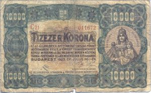 Hungary, 10,000 Korona, P77c