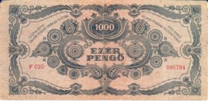 Hungary, 1,000 Pengo, P118a