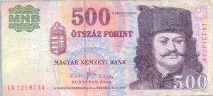 Hungary, 500 Forint, P188f