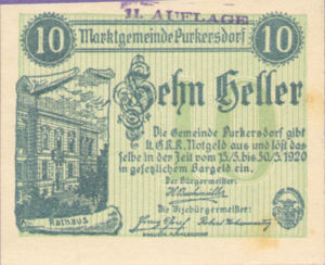 Austria, 10 Heller, FS 801b