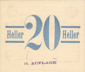 Austria, 20 Heller, FS 801b