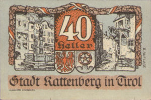 Austria, 40 Heller, FS 821II