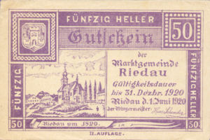 Austria, 50 Heller, FS 837II