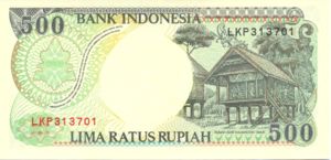 Indonesia, 500 Rupiah, P128f