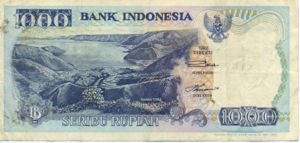 Indonesia, 1,000 Rupiah, P129b