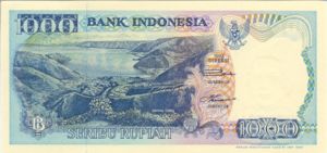 Indonesia, 1,000 Rupiah, P129c