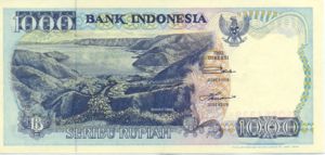 Indonesia, 1,000 Rupiah, P129f