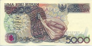 Indonesia, 5,000 Rupiah, P130h