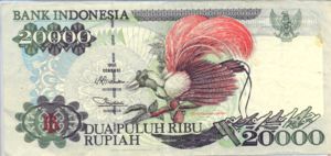 Indonesia, 20,000 Rupiah, P135a