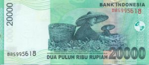 Indonesia, 20,000 Rupiah, P144b