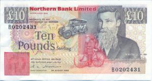 Ireland, Northern, 10 Pound, P194a v1
